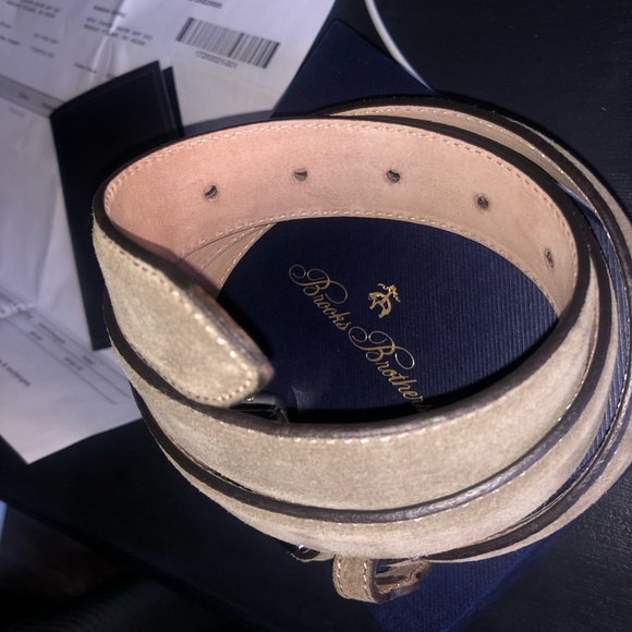 COPY - Men’s suede dress belt - Picture 4 of 4